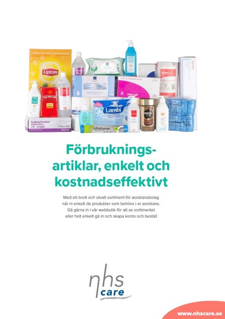 NHS Care broschyr tjänstbeskrivning assistansbolag